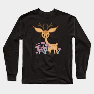 Deer & Shrubbery Long Sleeve T-Shirt